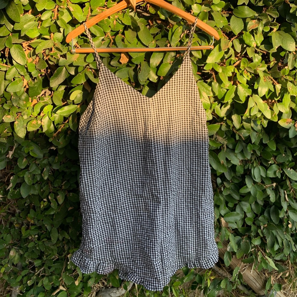 Gingham romper!